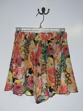 Show Me Your Mumu Carlos Swing Shorts Fruits Flowy Size XS X-Small