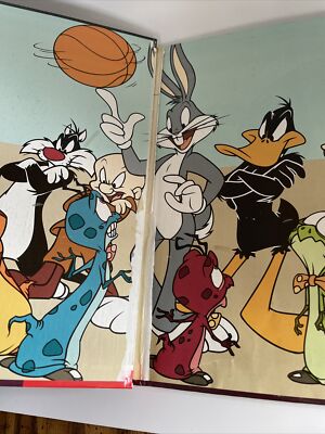 Space Jam Book Hard Back Scholastic Tune Squad Vs Monstars Michael