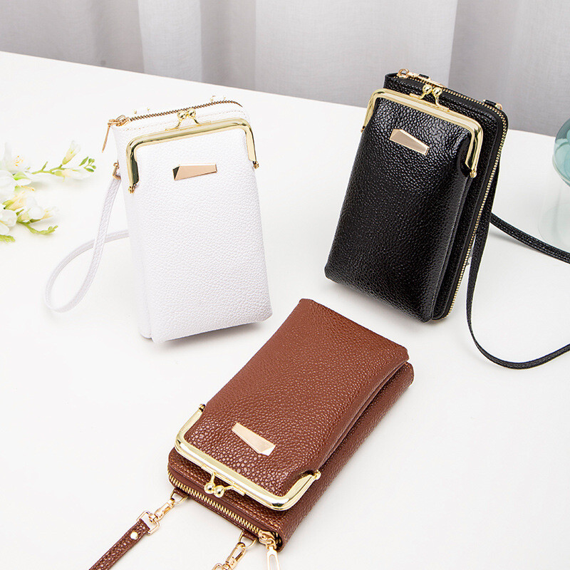 Women Shoulder Bag Wallet Purse PU Leather Ladies Crossbody Mobile