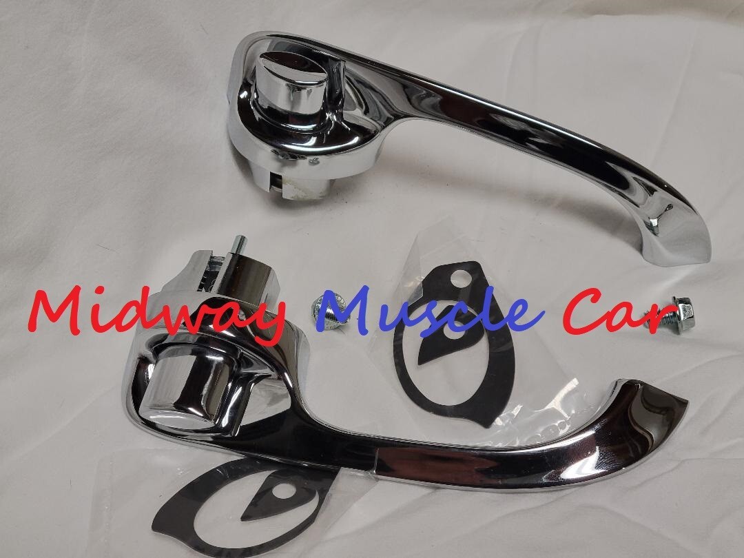 outside door handle complete kit (pr) 64 65 68-72 Pontiac GTO