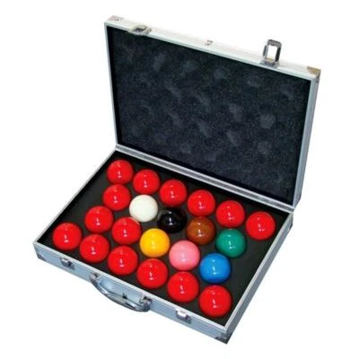 Snooker Kugelsatz ARAMITH TOURNAMENT CHAMPION SuperPro 1G, 52,4mm + Alu-Koffer