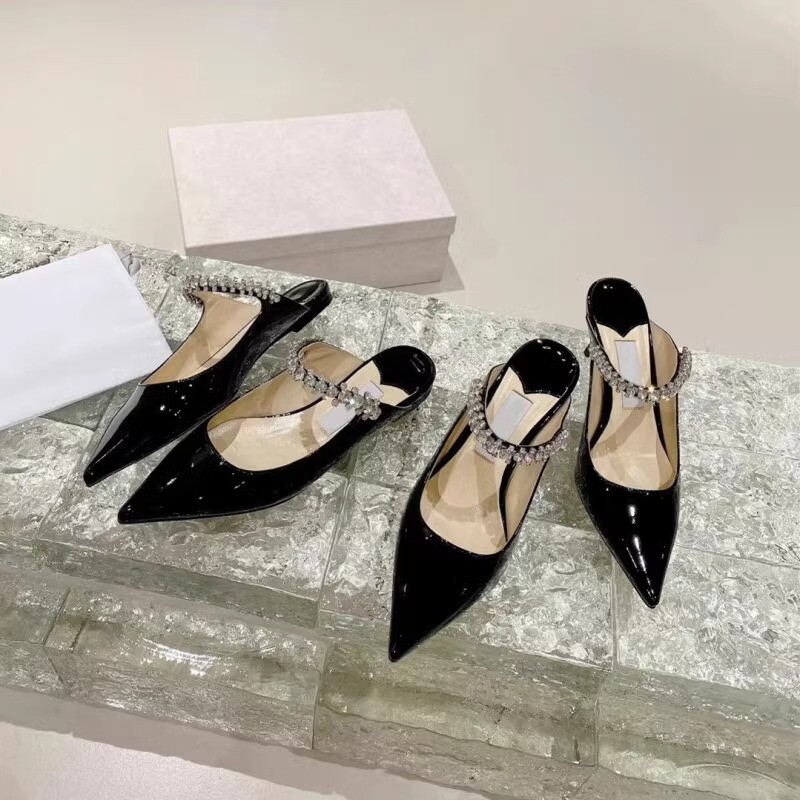 PANTOFOLA D’ORO Ciabatte donna tacco alto tacco fine catena diamantata sfumato estate