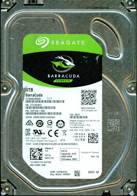 ST4000DM005, 2DP166-500, 0001, TK, ZGY2, SEAGATE SATA 4TB JUN 2018