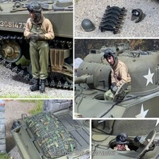 W.Britain 25270 U.S. Tankers and Accessories Set, No.1 - 7 piece set Britains 