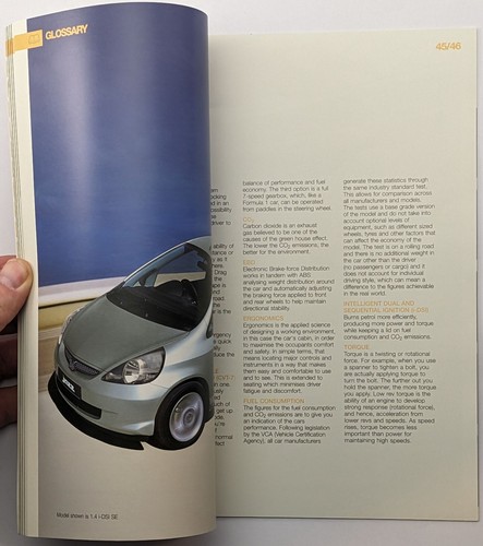 Original Honda Jazz 50 Page Glossy Promotional Brochure, 2008. - Picture 6 of 8