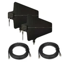 2 Pack Antenna Paddle for Shure UA844 Antenna Distribution System with BNC Cable