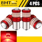 1156 7506 P21W Red LED Brake Stop Tail Light Bulb Error Free for BMW Audi 2800LM
