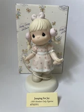 Precious Moments Jumping For Joy 1999 Figurine PM991 WITH BOX