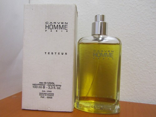 CARVEN Homme Paris Men Cologne 3.3 oz/100 ml Eau de Toilette Spray Tester