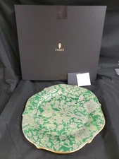 AUTHENTIC L'Objet Fortuny Rounded Platter Large 36cm / 14 in 24K Gold NEW