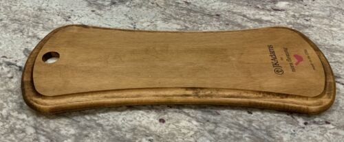 NEW Nora Fleming JK Adams Z4B Walnut Bread Tasting Wood Board Pearl Dot Retired - Picture 2 of 2