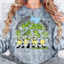 Direct To Film Transfer,  Ready to Press Transfer. Iron on Transfer bluey