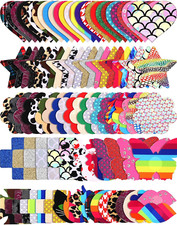 100 Pairs Pasties Multi Designed Pasties Covers Disposable Self-Adhesive Breast