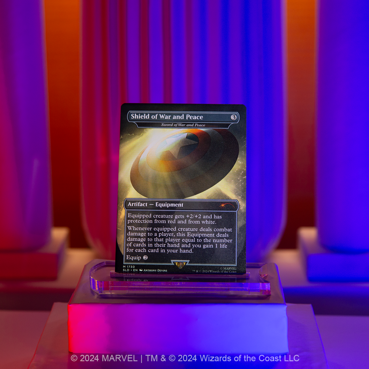 Magic the Gathering (MTG) Secret Lair x Marvel's Captain America