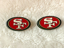 VINTAGE '06 - Rare San Francisco 49ers SF Logo Shoe Charm Jibbitz MUST HAVE