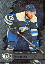 2020-21 Skybox Metal Universe Rookies Liam Foudy #115 Rookie