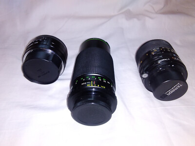 Sigma Super Wide II Objektiv 24 mm f/2,8 MULTI-COATED plus zwei weitere (ungetestet)