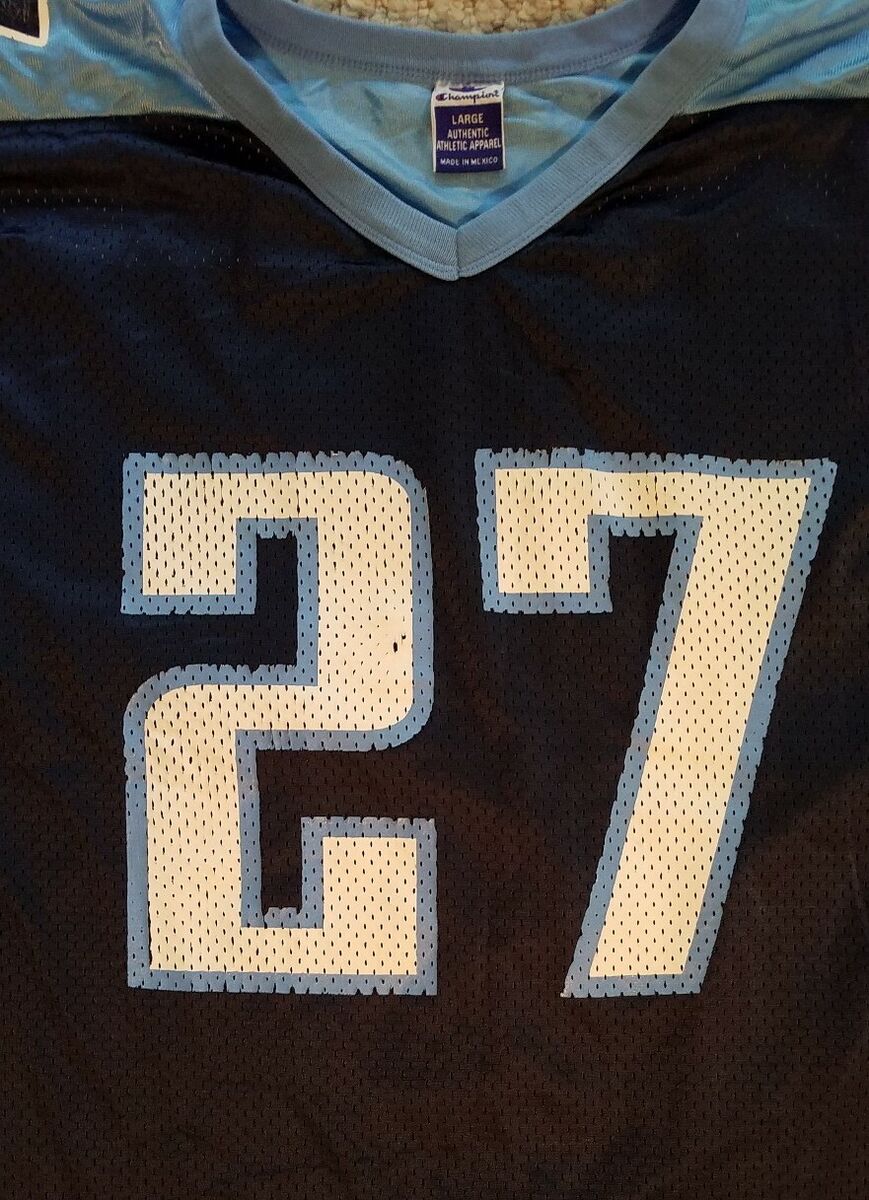 Vintage Eddie George #27 Tennessee Titans NFL Jersey sword Vintage Eddie George #27 Tennessee Titans NFL Jersey sword
