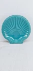 FIESTA turquoise blue SHELL appetizer cookie snack PLATE NEW 8.25"
