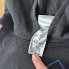 Adidas girls black rainbow three stripe hoodie size large 14 — photo 2