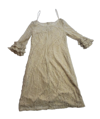jessica howard petite lace shift dress Jessica Howard Plus Size V-Neck Crochet Lace Bell Sleeve Shift Dress, Womens, 16W, White