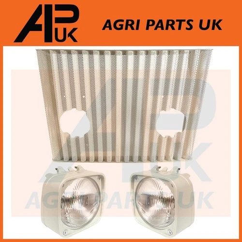 Grill & Headlights for Ford New Holland 5110 5610 6410 6610 6810 7610 Tractor