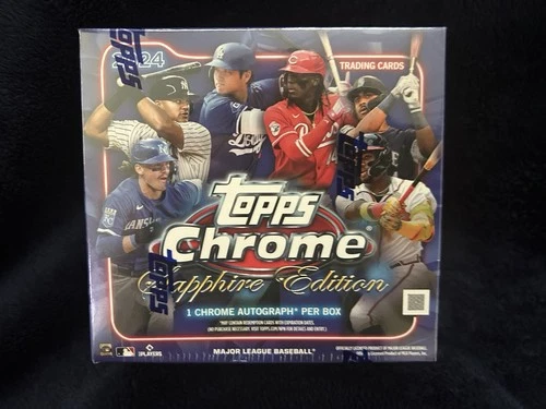 2024 Topps Chrome Sapphire Edition Baseball Sealed Hobby Box