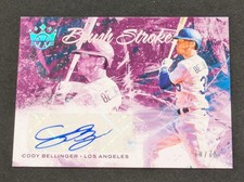 2022 Panini Diamond Kings Cody Bellinger AUTO /75 Brush Stroke Dodgers Yankees