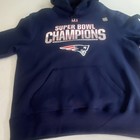 Nike New England Patriots NFL Super Bowl LI Champions Blue Hoodie Size XL — photo 1