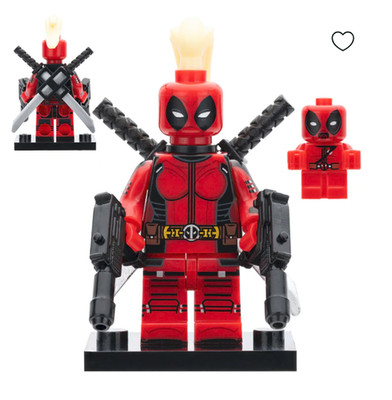 Lady Deadpool Custom Minifigure  Brick Block