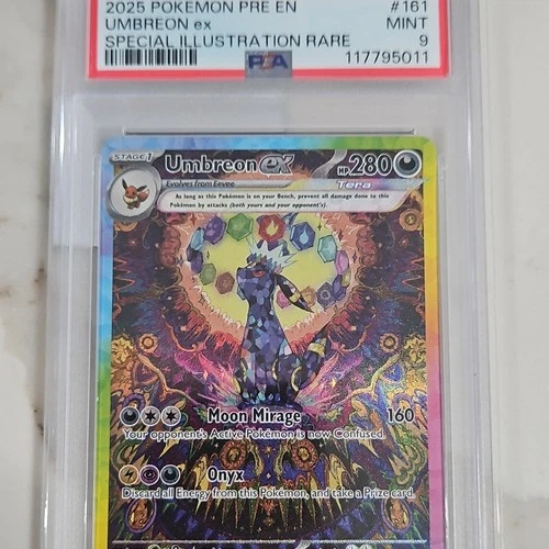 Pokémon TCG Umbreon ex Special Illustration Rare 161/131 PSA 9 Holo