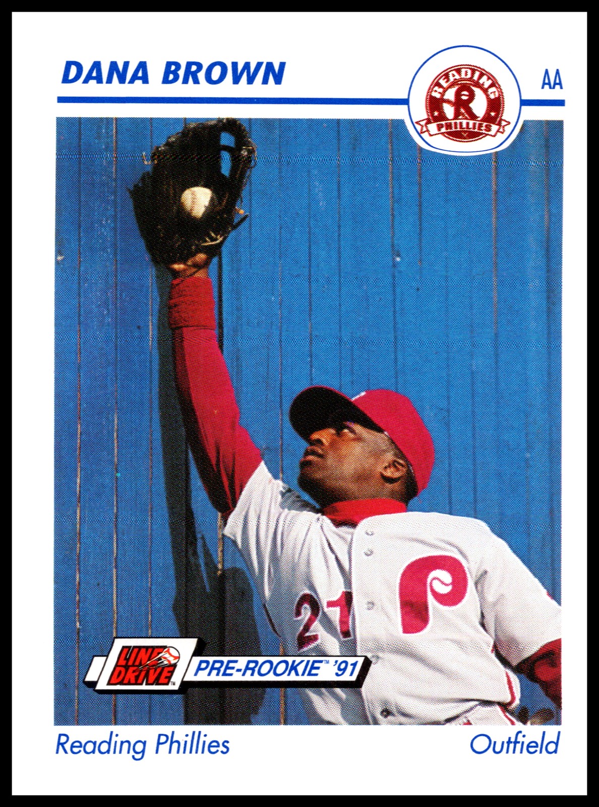 1991 Dana Brown Impel BASEBALL #504 Reading Phillies
