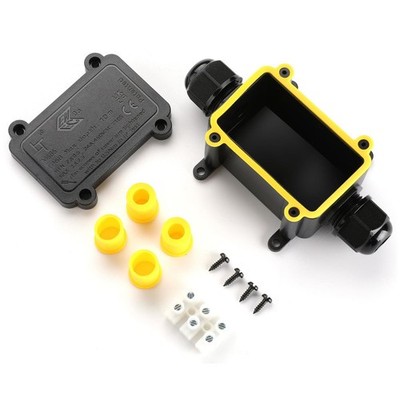 2-Wege Abzweigdose wasserdicht IP68, schnelle, sichere Kabelverteilung, für Kabe
