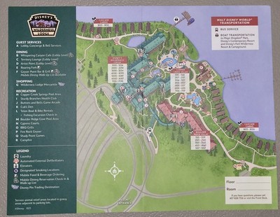 NEW 2026 Disney World Resort Hotel Property Map | Current WDW Maps