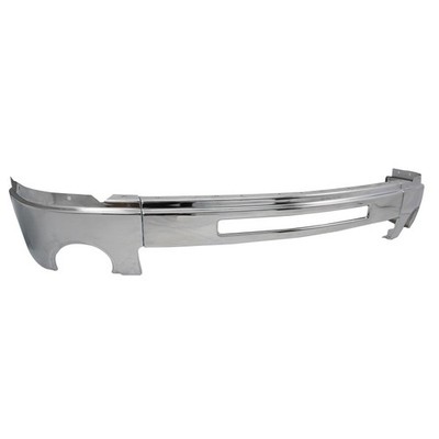Front Bumper Face Bar w/ Fog Light & Air Inlet Hole Fit For GMC Sierra 2007-13