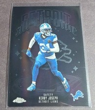 Topps Chrome 2025 Kerby Joseph #ACT-23 All-Chrome Insert Detroit Lions Football