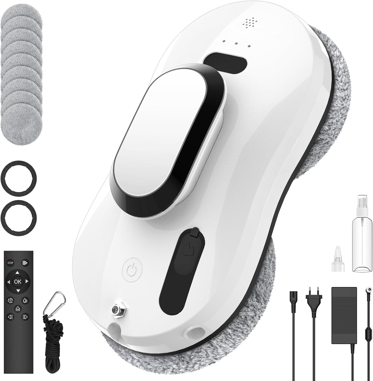 Robot Lavavetri 5600Pa, Robot Lavavetri Finestre Con Getto Automatico Spruzzo, N