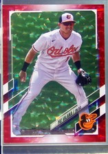 2021 Topps Update Pat Valaika Red Foilboard /199 #US199 Orioles