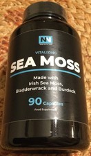 Irish Sea Moss Capsules  with Organic Irish Moss, 500mg Burdock Ro..New