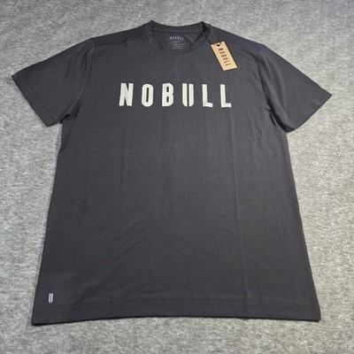 NO BULL Ultrasoft Athletic Lightweight Tee Shirt (Men's Large) Black NEW