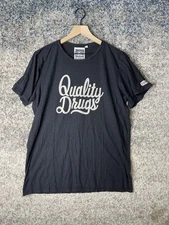 Jungmaven Shirt Mens Large Black Quality Drugs Serra Hemp Organic Cotton Tee