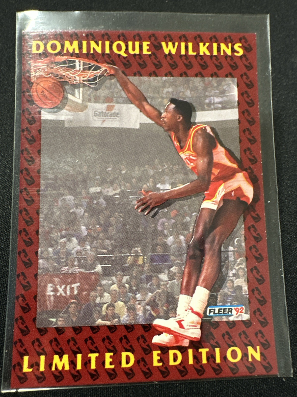 1991-92 Fleer - Dominique Wilkins Limited Edition #1 of 12 Atlanta Hawks HOF -NM