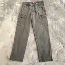 Levi's Men's Gray Cargo Pants Cotton Elastane Button Zip Tapered Fit 34