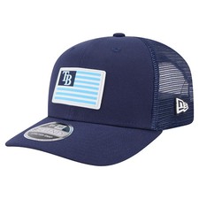 New Era Tampa Bay Rays Flag MLB Hat Navy Size No Size Men's Licensed