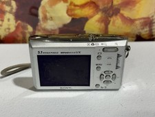 Sony CyberShot DSC-T5 Digital Camera 5.1MP 3X Zoom Compact Cam - FOR PARTS/AS-IS