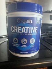 New Orgain Creatine Monohydrate Muscle Brain Unflavored 135 Serving 23.8 Oz