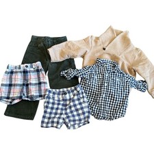 Janie and jack boys mixed size bundle Shorts, sweater, dress shirt and pants