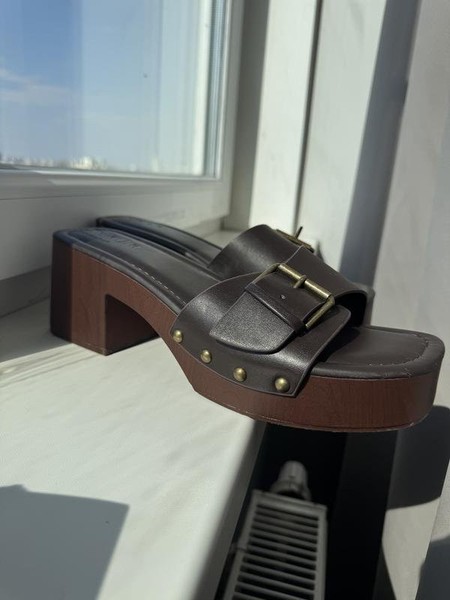 Women Rita Ora x Primark Brown Clogs 40