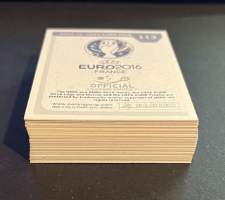 Panini Road to Euro 2016 Job Lot/Bundle x 50 Football Stickers