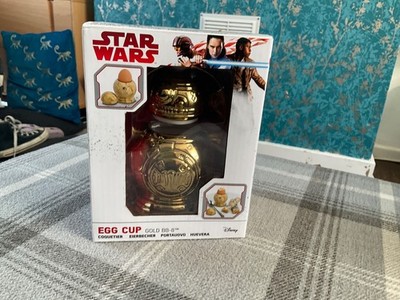 Star Wars BB-8 GOLD EGG CUP GOLDEN Funko / Disney Brandneu in Box.